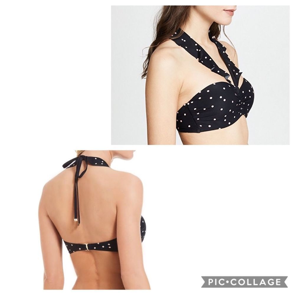 Kate Spade Anna Maria Convertible Ruffle Bikini M - Picture 3 of 7
